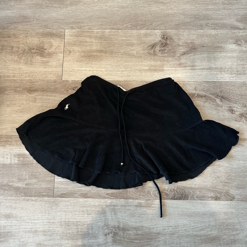 Ralph Lauren - Black Vintage 2000s Y2K Mini Skirt